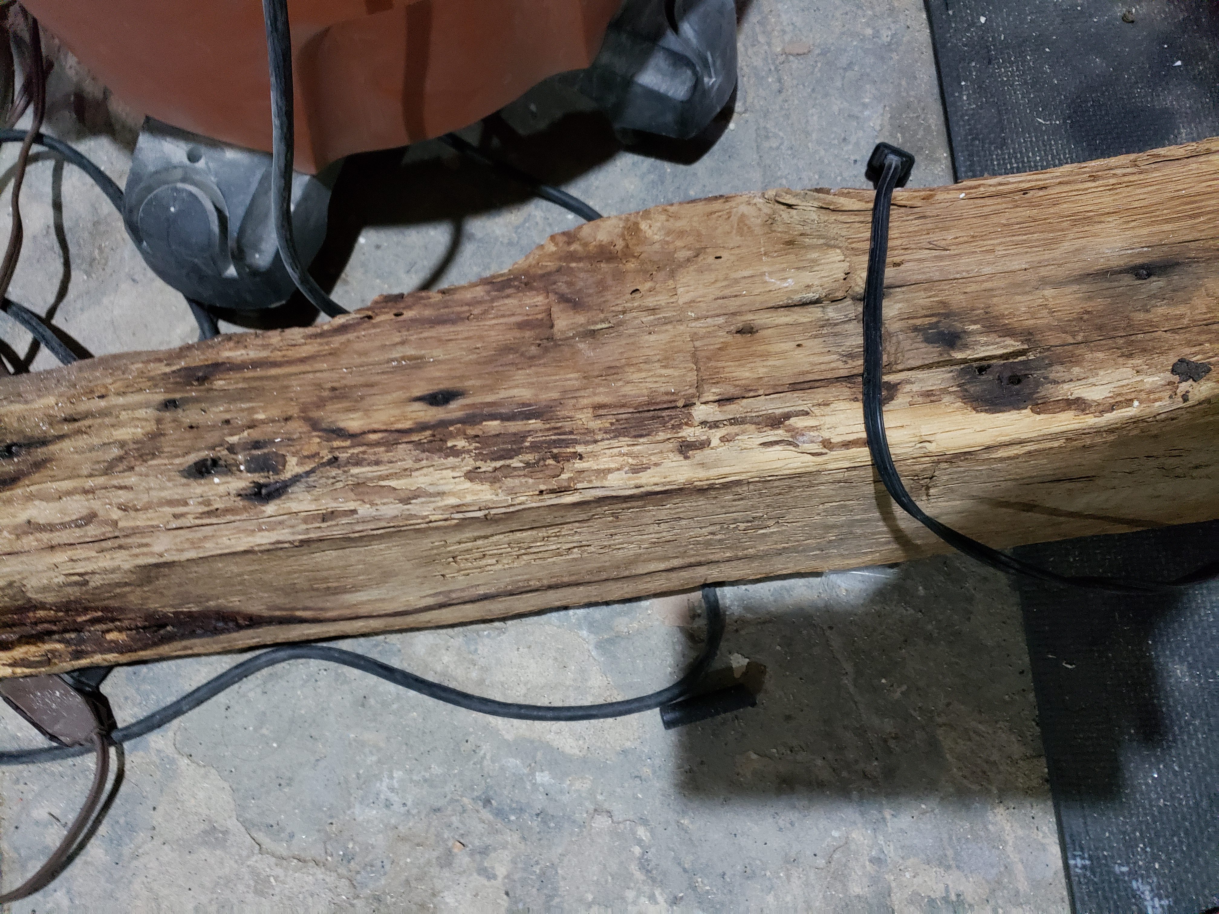 Hand Hewn Barn Beam - unfinished. Pre sanded and pre treated barn beam. rough cut