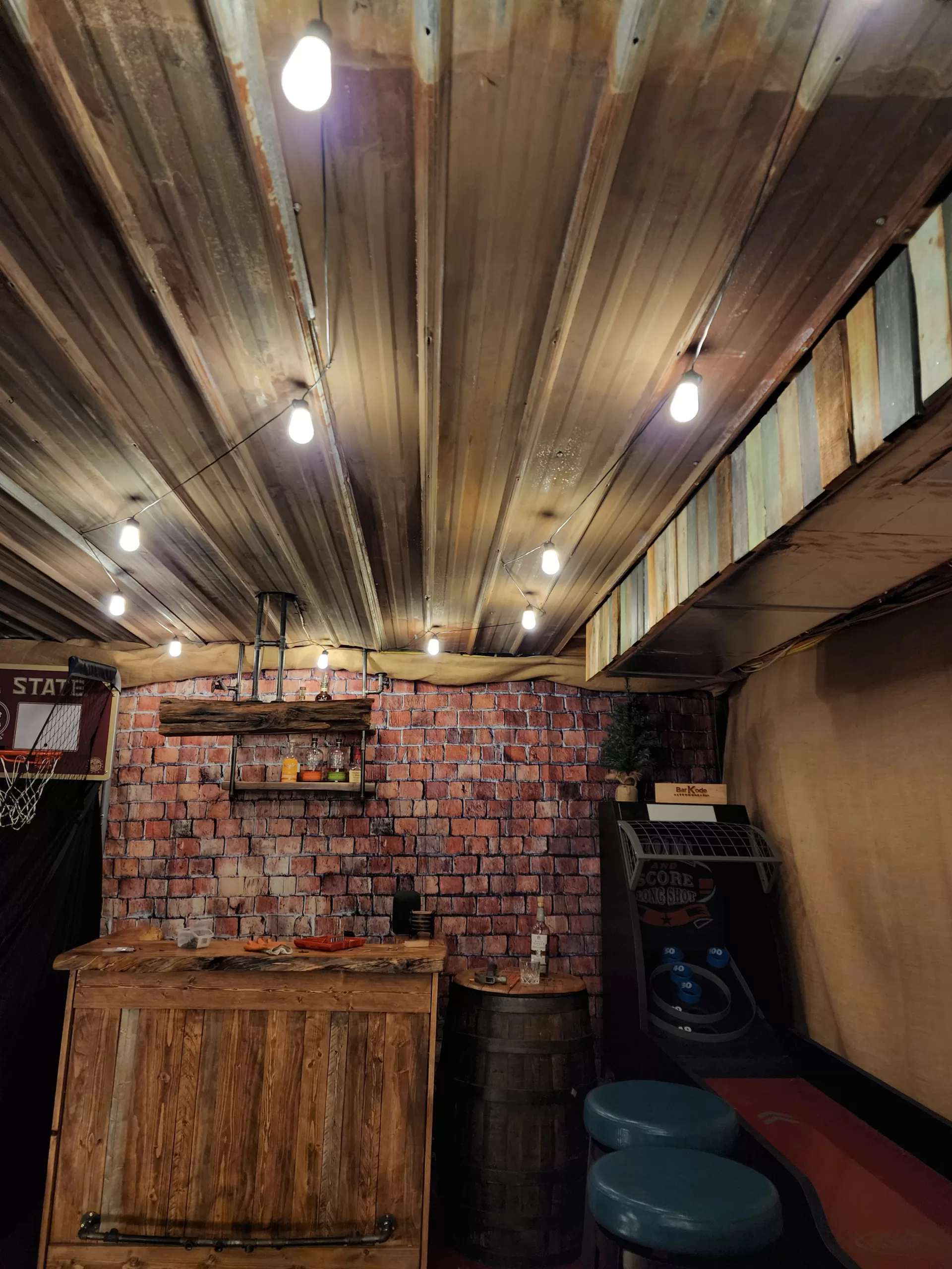 Diy Corrugated Metal Ceiling From