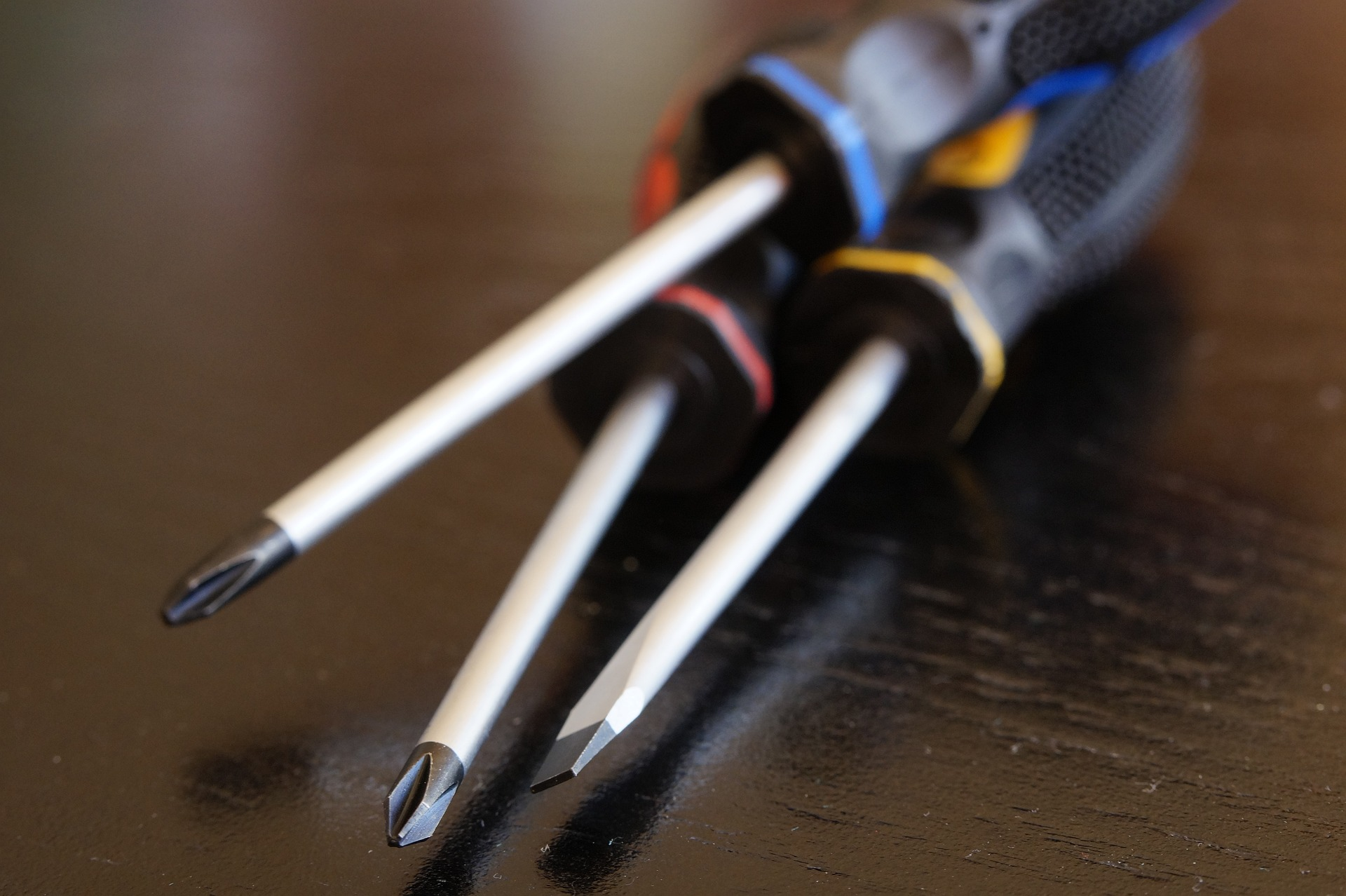Screwdrivers - Three different screwdrivers